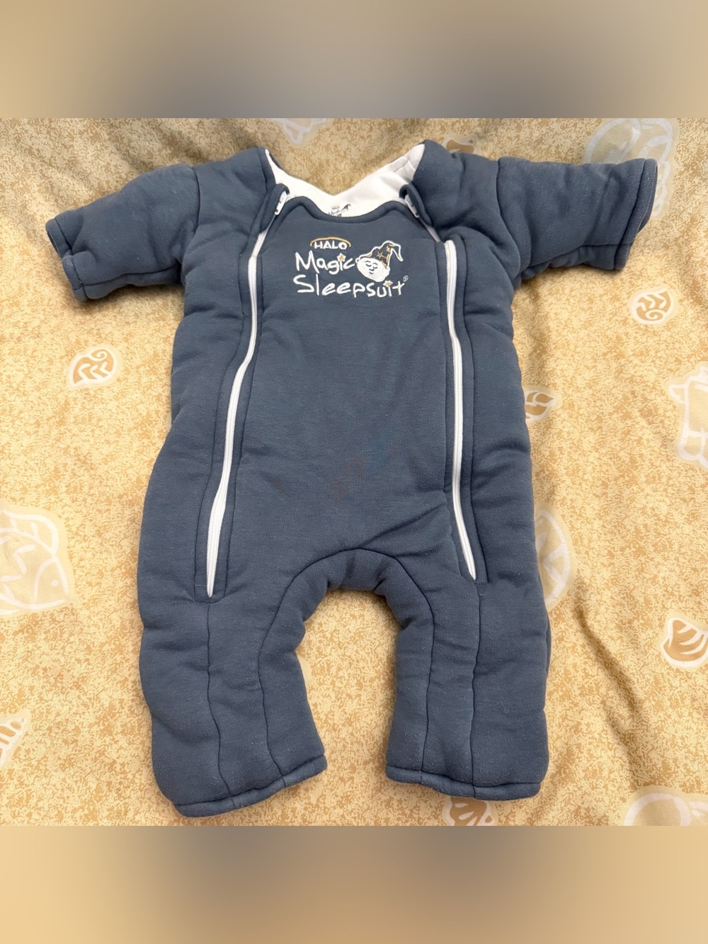 Halo Baby Merlin’s Magic Sleepsuit Navy Size Small 3-6M